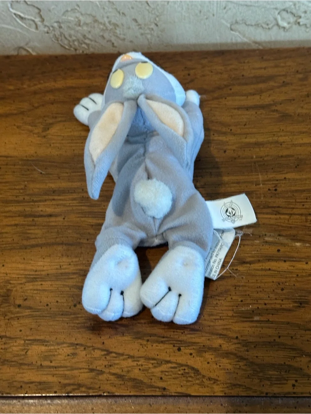 Vintage 1997 Play-By-Play Bugs Bunny Beanbag Plush